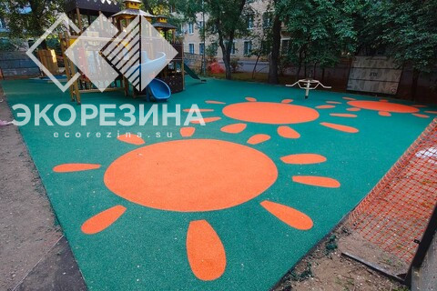 Детская площадка – Москва, Барклая д.16